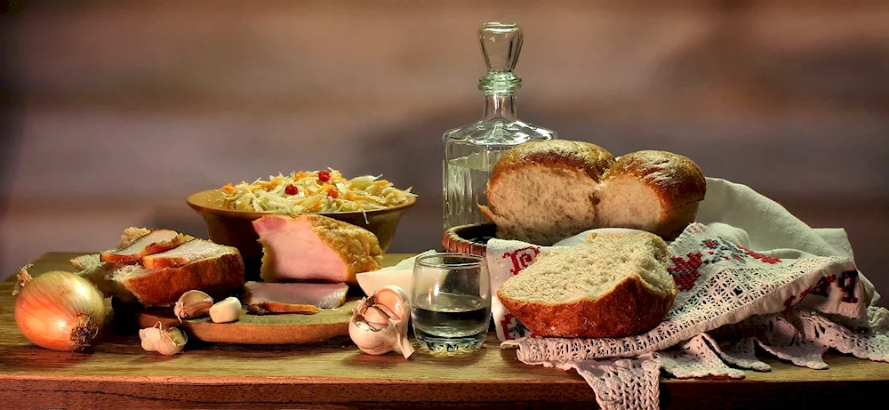 Still life with food