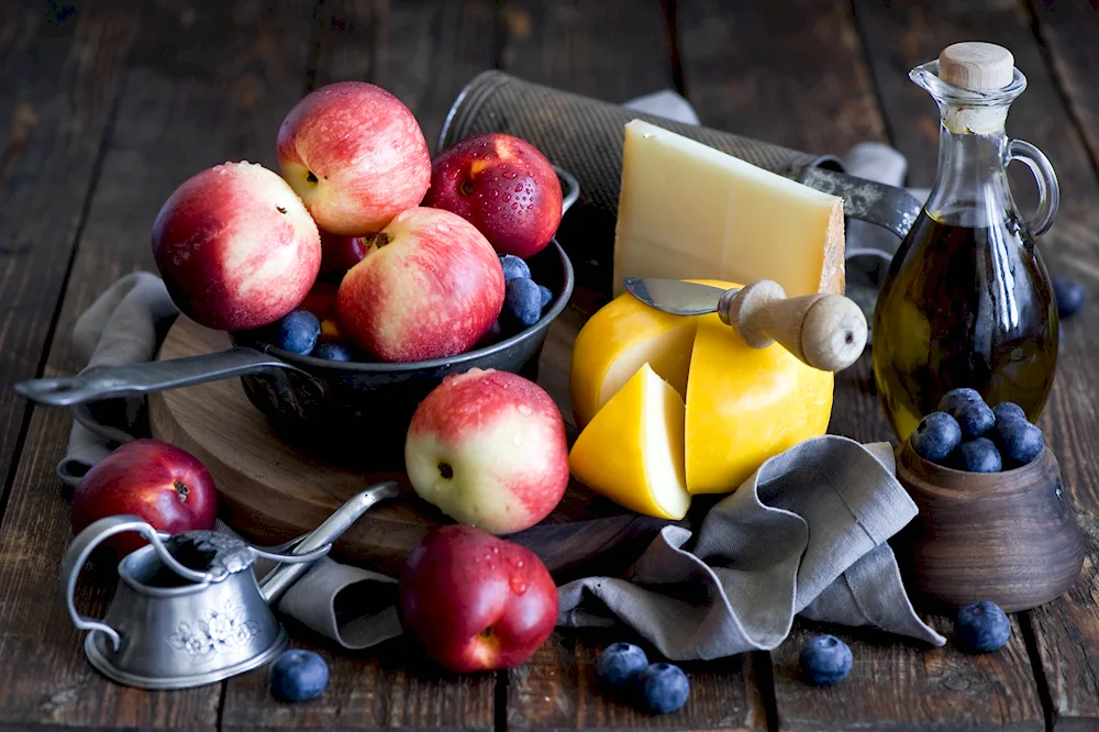 Cheese still life
