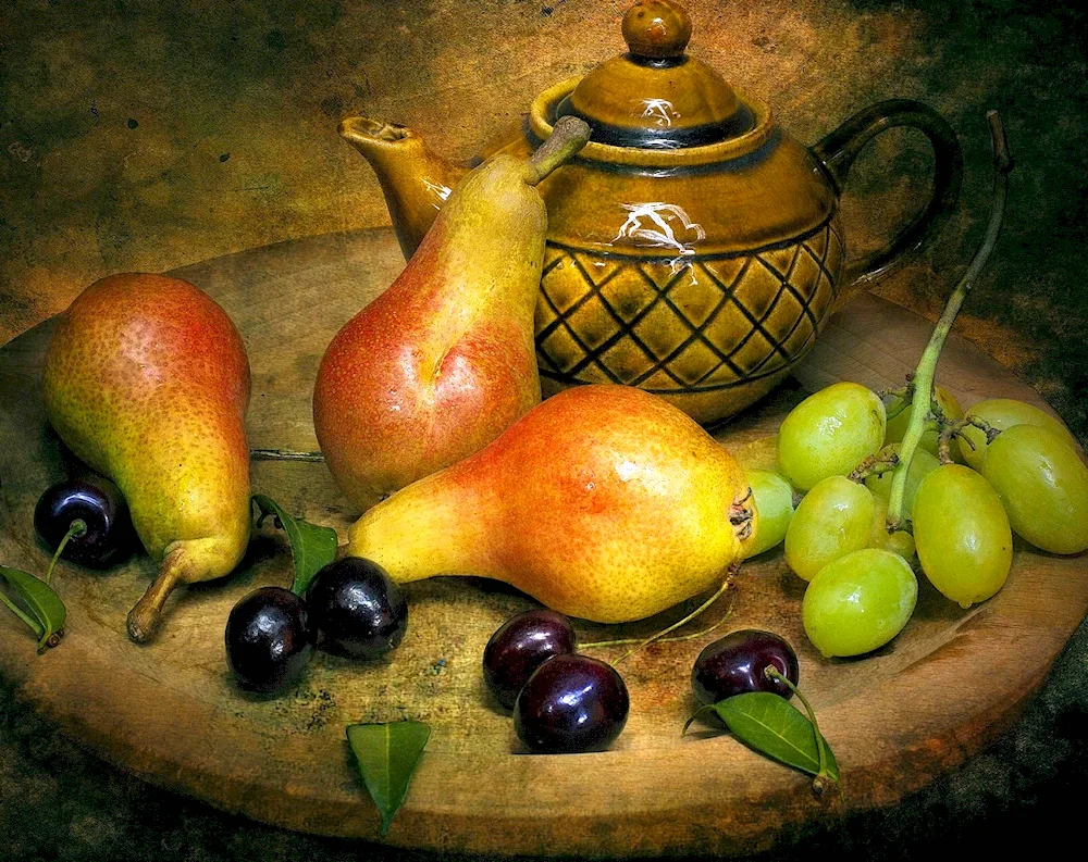 Pear still life pears