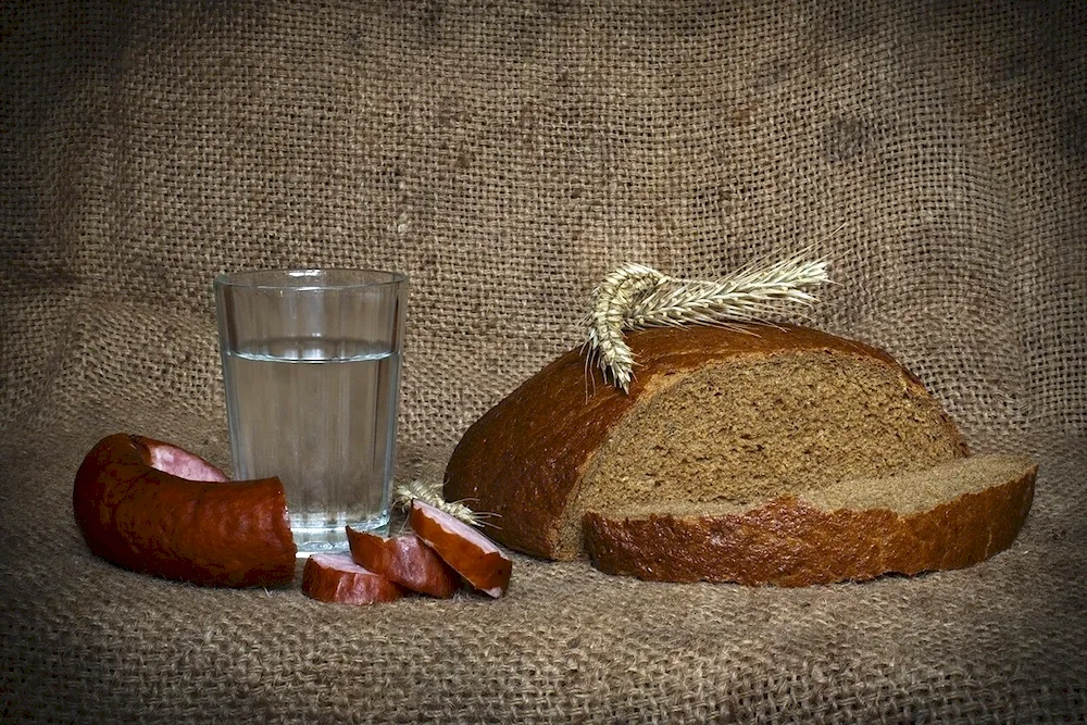 Still Life with Bread and Milk