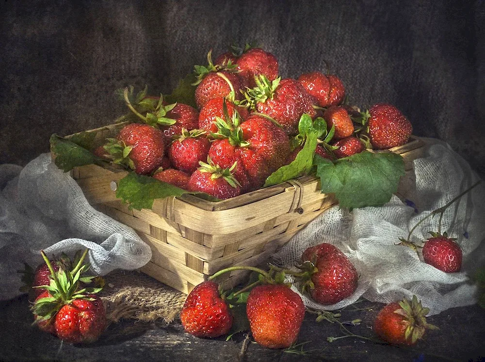 Strawberry still life