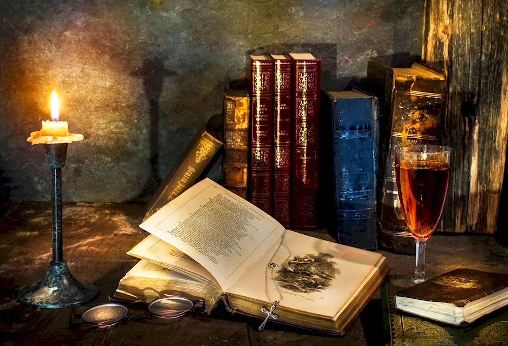 ’Still Life with Books‘