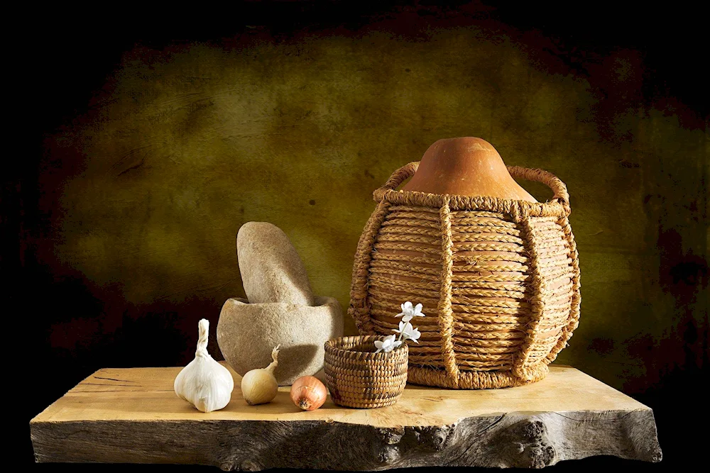 Basket still life