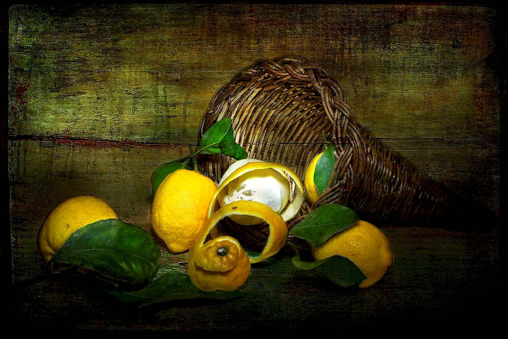 Lemon still life