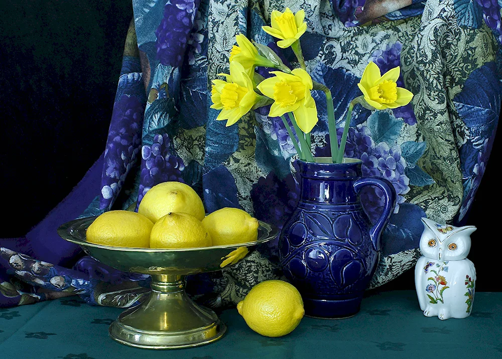 Nat still life with lemon