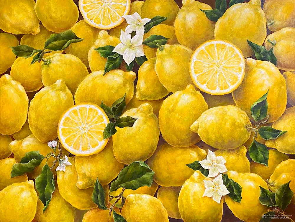 Lemon still life