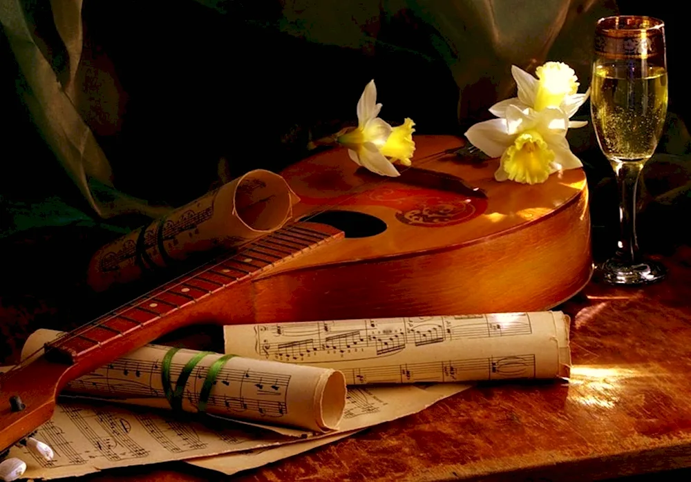 Still Life with Musical Instruments