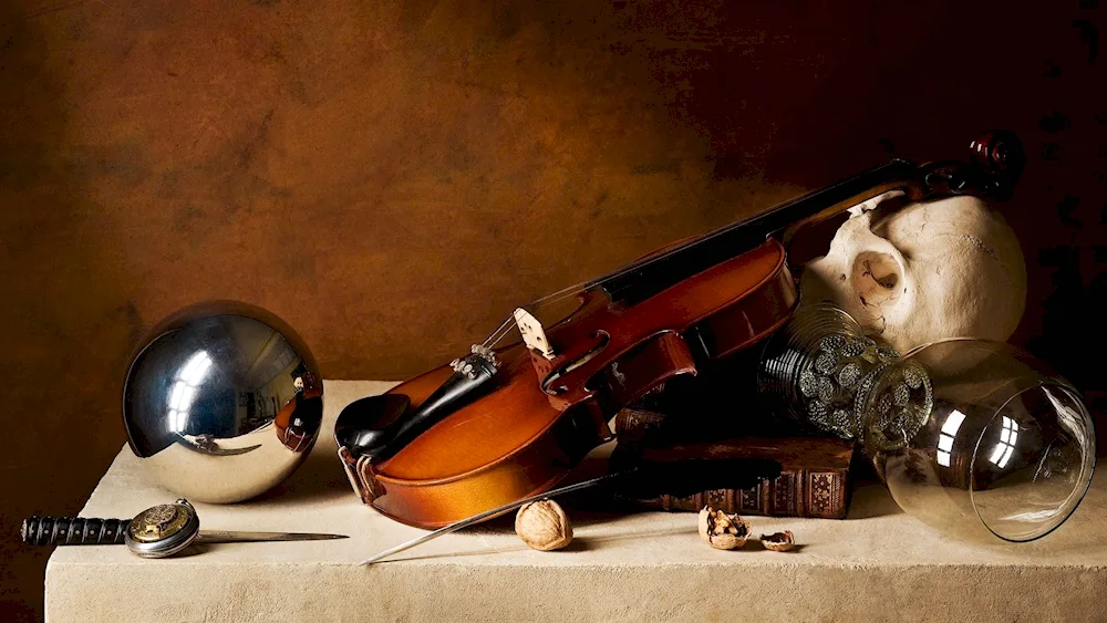 Still Life with Musical Instruments