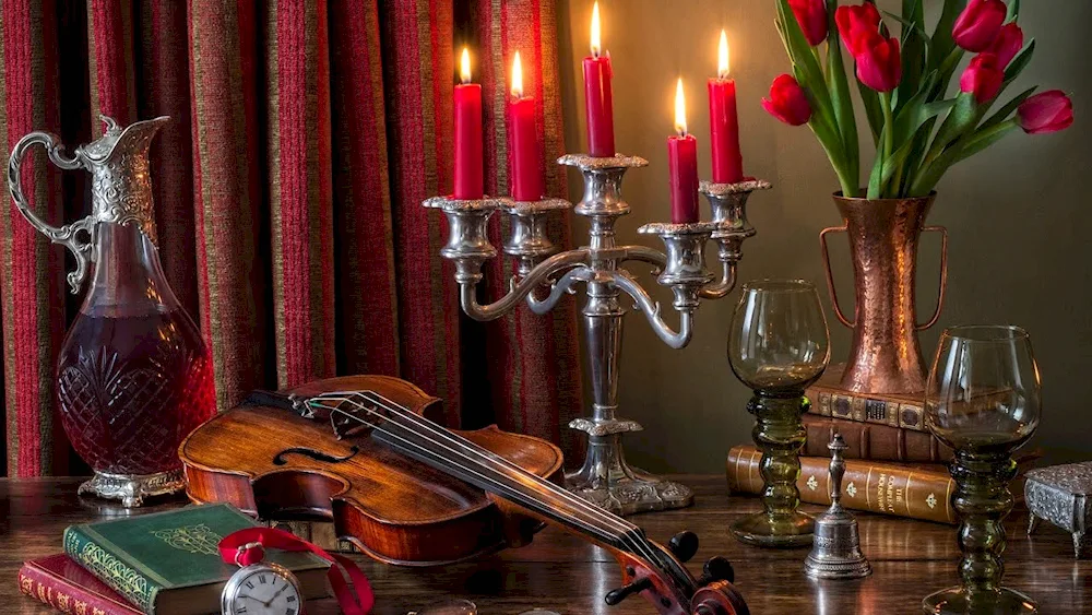 Still Life with Musical Instruments