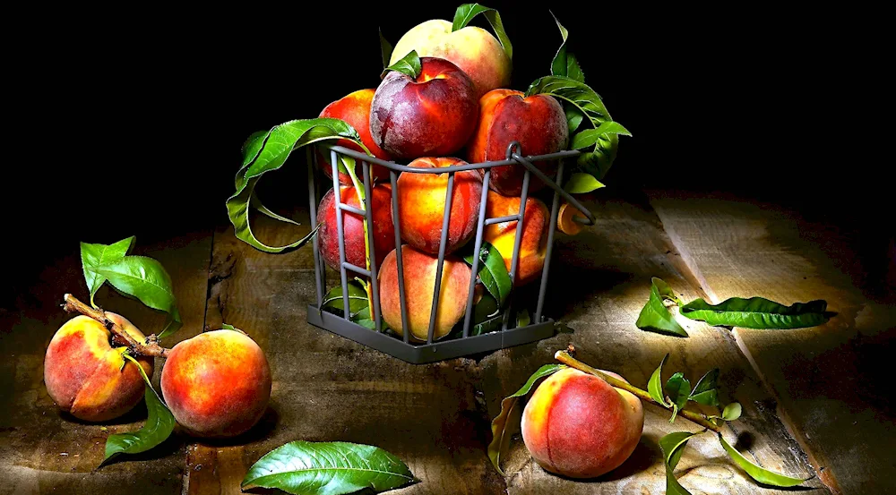 Still Life with Peach