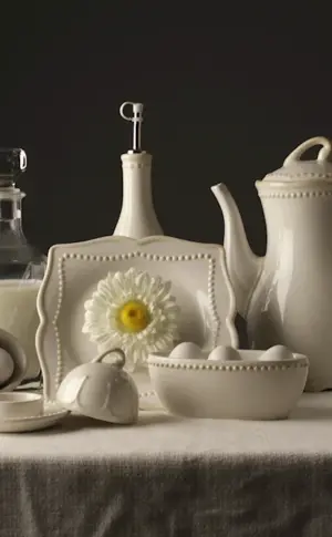Still life with crockery