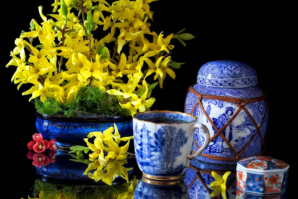Still life with tableware