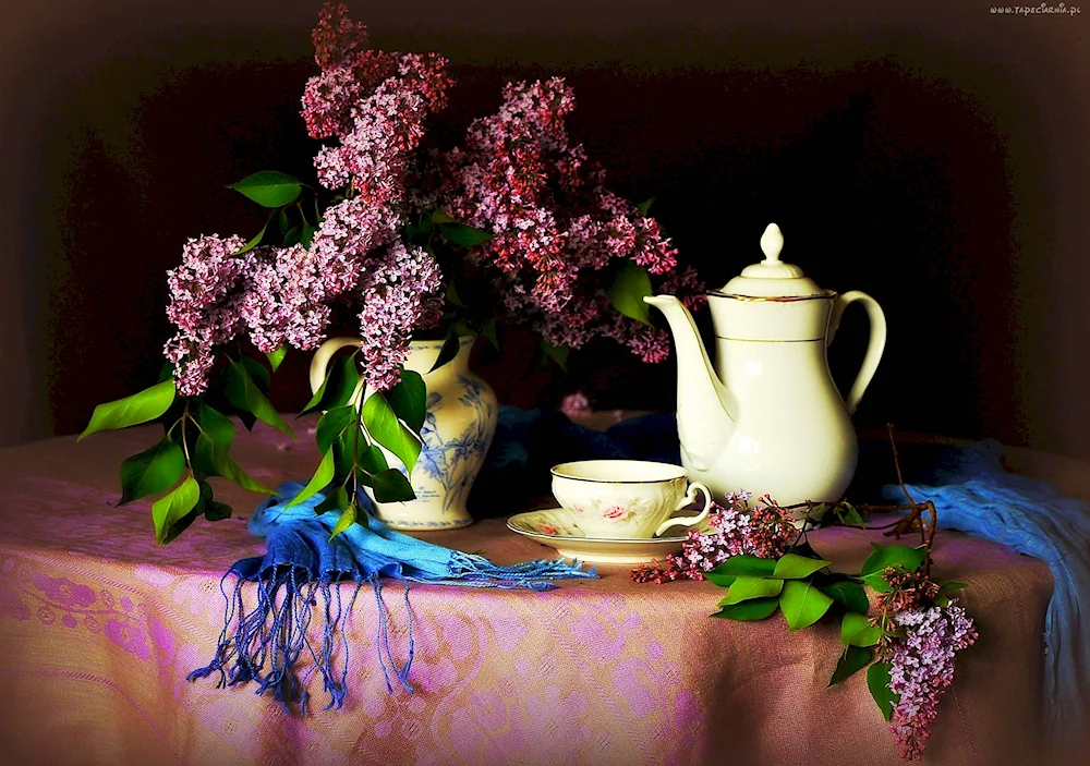 Photon still life with lilacs Sergey Alekseev