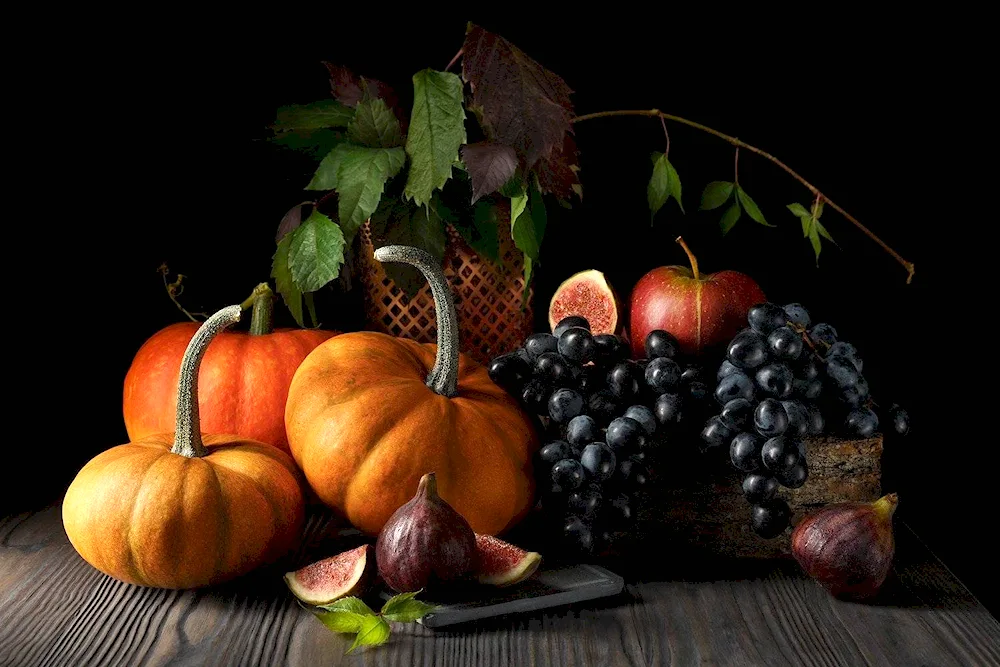 Pumpkin still life