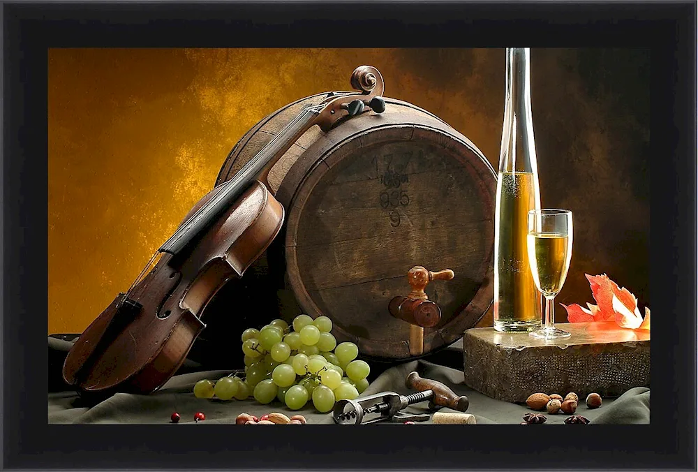 Wine still life