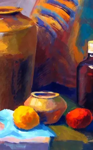 Still Life Tempera Academic painting