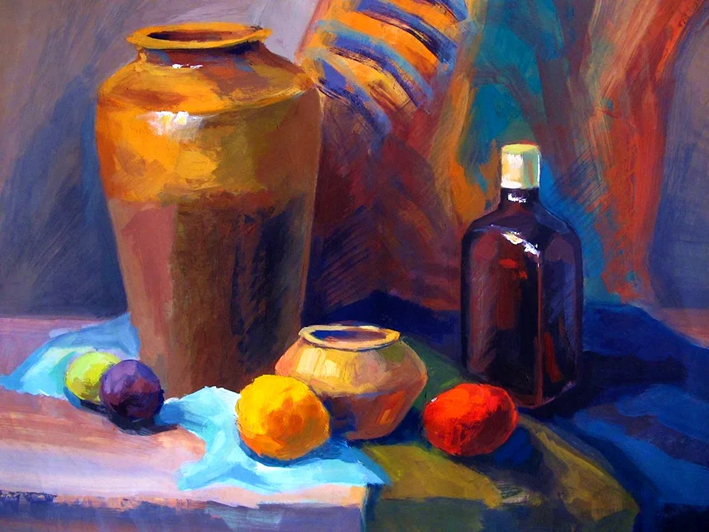 Still Life Tempera Academic painting