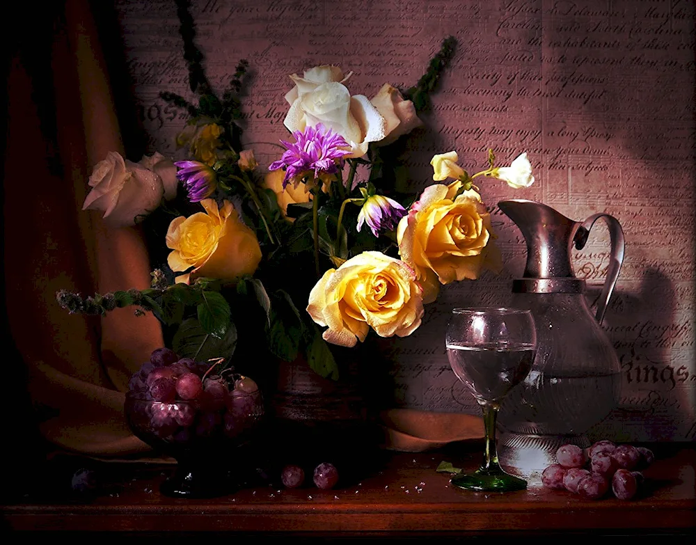 Alexei Antonov still life paintings