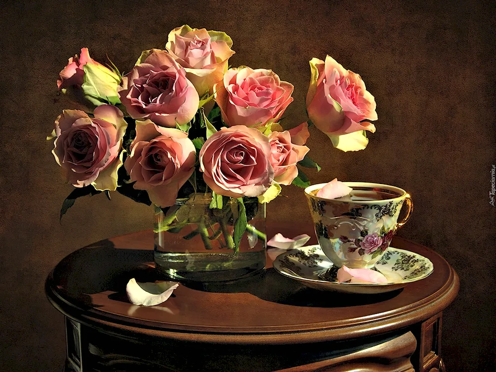 Vase with flower
