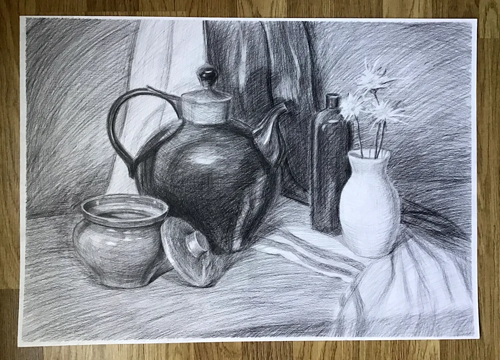 Pencil still life easy