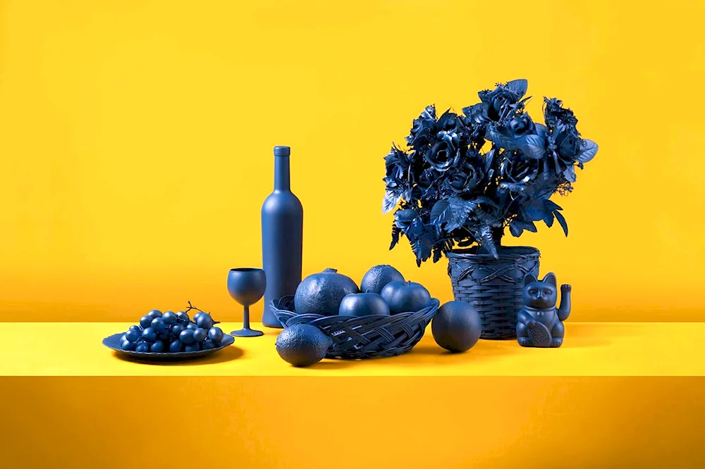 Still Life in Blue Tones