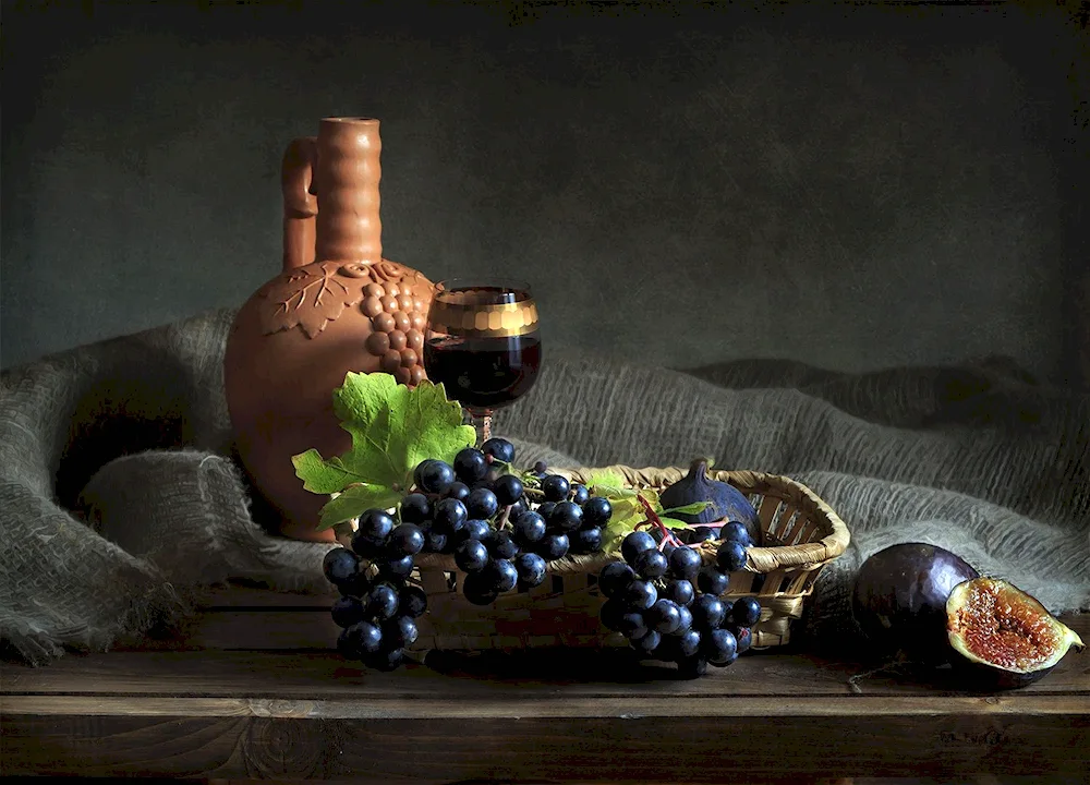 Wine Cellar Still Life