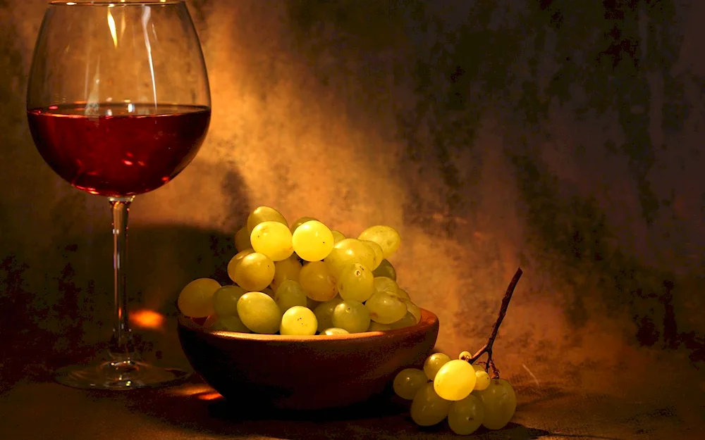 Wine still life