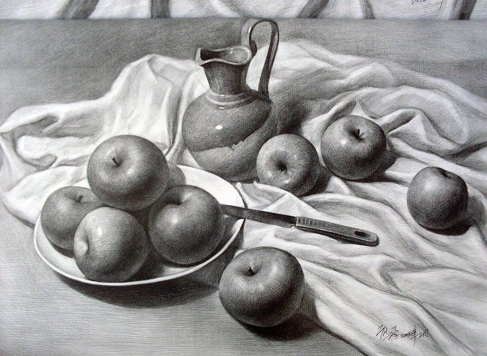 Pencil still life