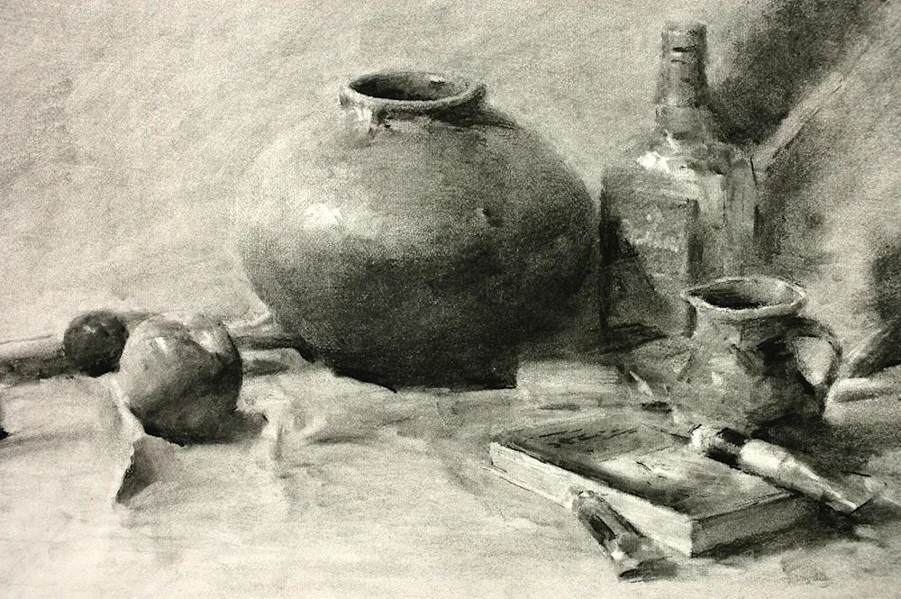 Pencil still lifes Yuri Kushevsky