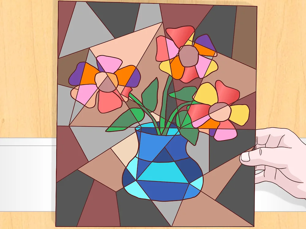 Picasso still life in the style of cubism