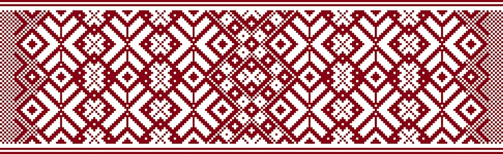 National Belarusian ornament Seto