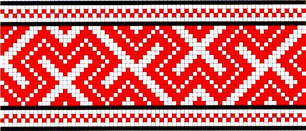 National Belarusian ornament Udmurts