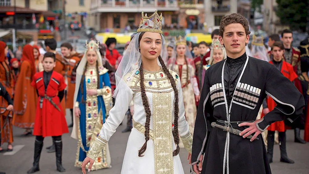 National costume of Georgians of Georgia