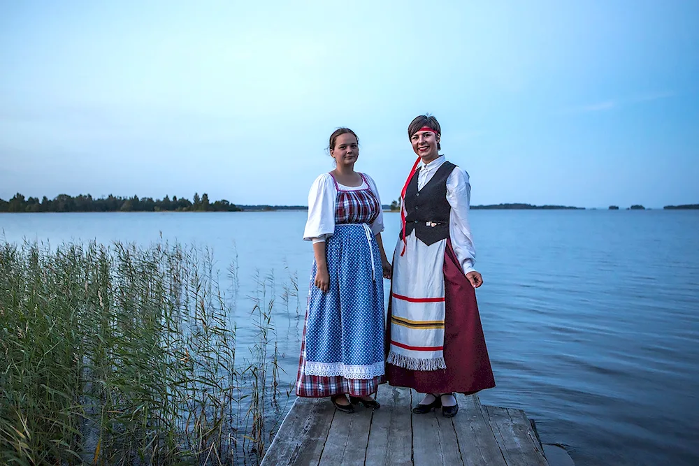 National costume of Karelia Vepsy