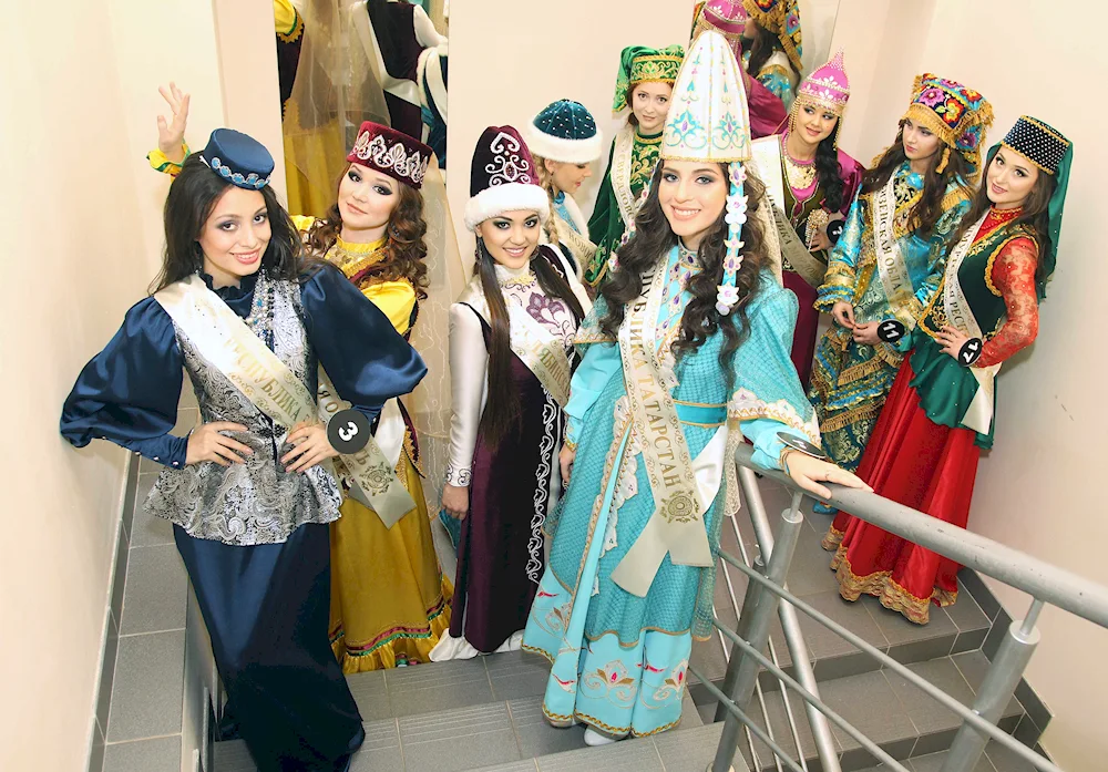 National Tatar national costume