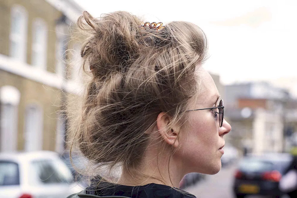 Sloppy hairstyles