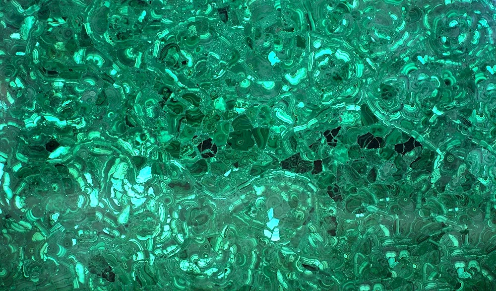 Malachite stone texture