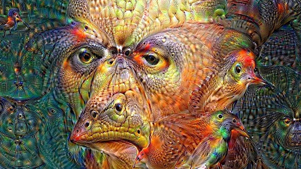 Deep Dream neural network. Dream