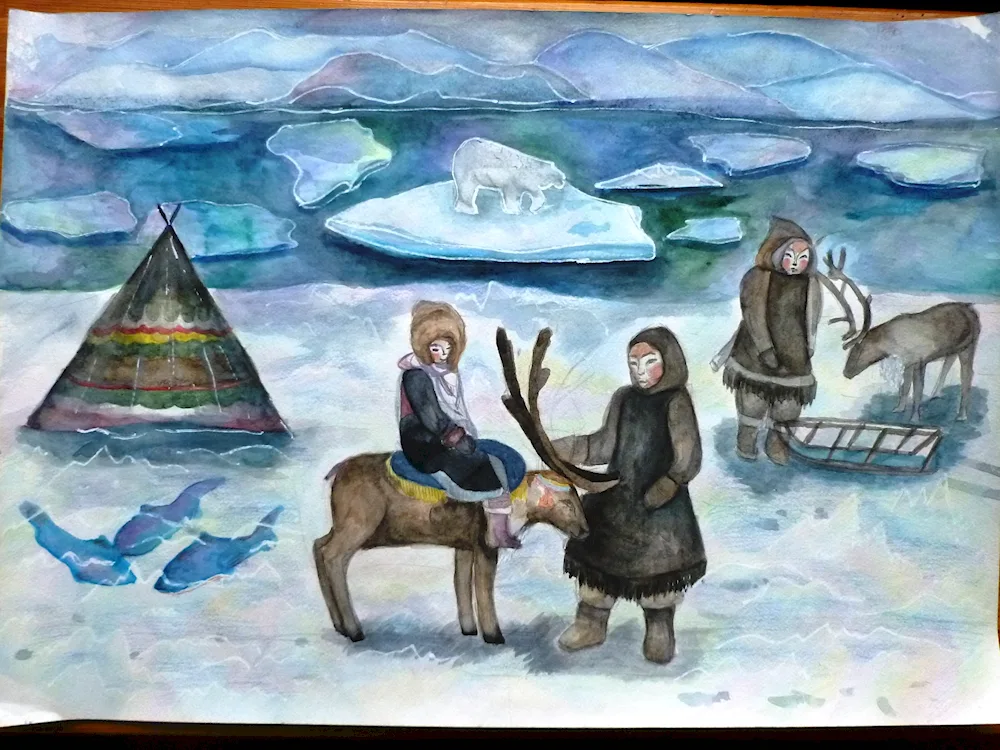 Nenets Khanty painting