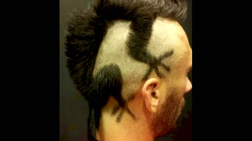 Unusual men's hairstyles