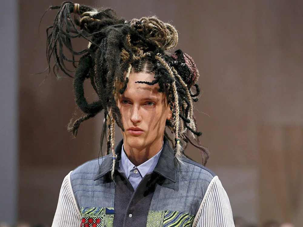 Unusual men's hairstyles