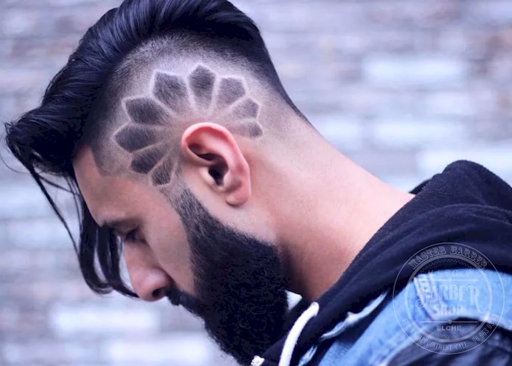 Unusual men's hairstyles