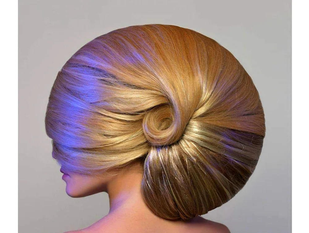 Shell hairstyle. Shell