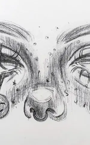Unusual pencil drawings