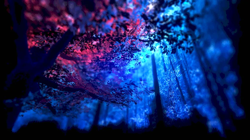 Dark blue background