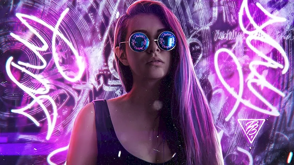 Neon girl