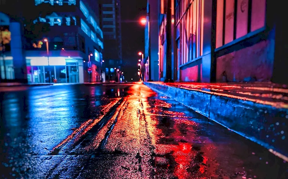 Neon street