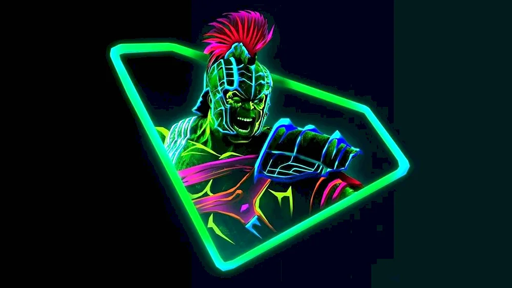 Neon screensaver
