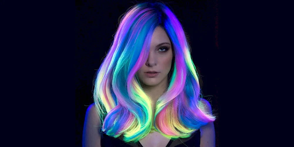 Coloured hair