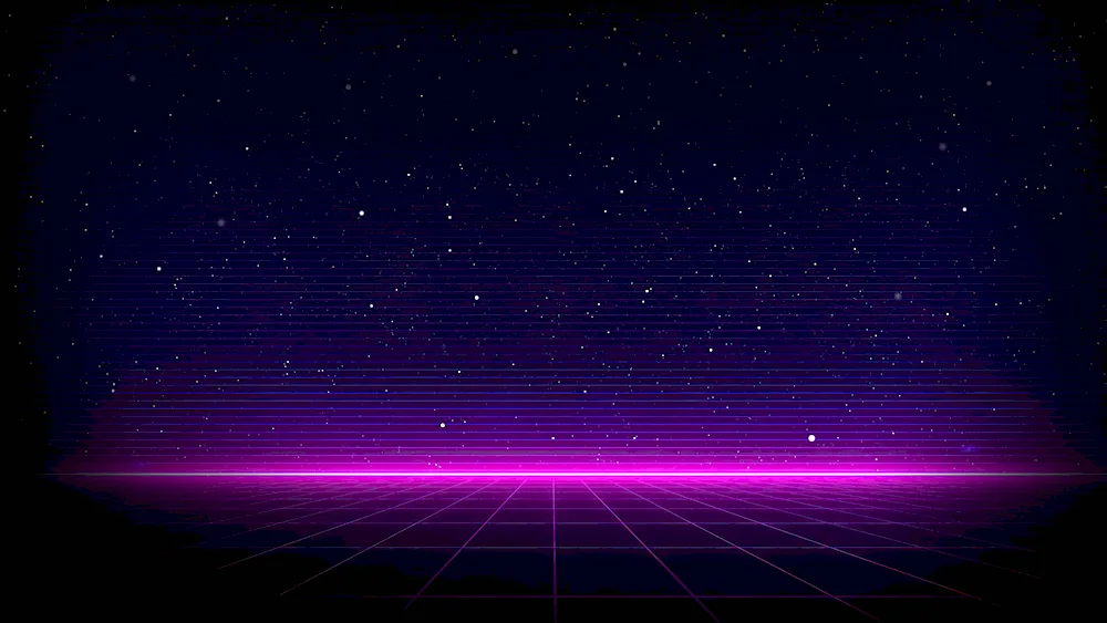 Neon desktop background